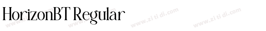 HorizonBT Regular字体转换
